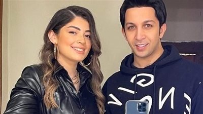الصور الأولى من خطوبة ليلى أحمد زاهر وهشام جمال