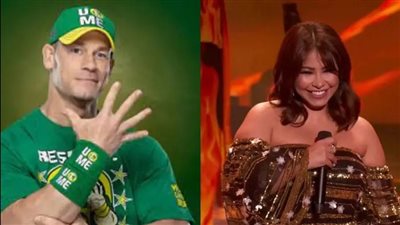 ضجة على السوشيال ميديا بسبب ملامح وجه جون سينا لـ شيرين عبدالوهاب.. ماذا حدث خلال joy awards
