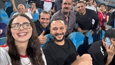 ملاحظة غير متوقعة في صورة هنادي مهنا باستاد القاهرة.. ما هي؟