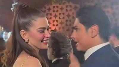 من هي الفتاة التي ظهرت مع أبو هشيمة في حفل زفاف ريم سامي؟