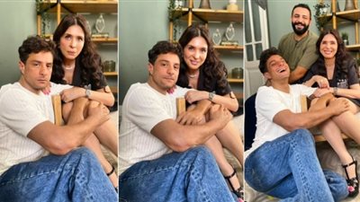 حد لاحظ حاجة في صورة أحمد الفيشاوي ودينا اللي قلبت الدنيا؟؟