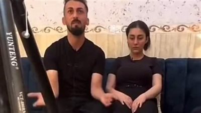 أول ظهور لعروسي حريق الحمدانية بعد الکاړثة.. اتخذوا قرار صاډم