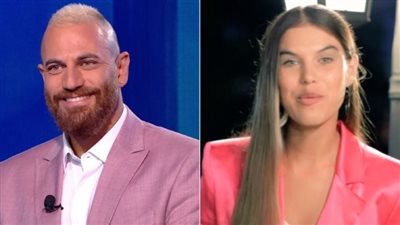 زوجة نيقولا معوض تفاجئه بسؤال غريب على الهواء